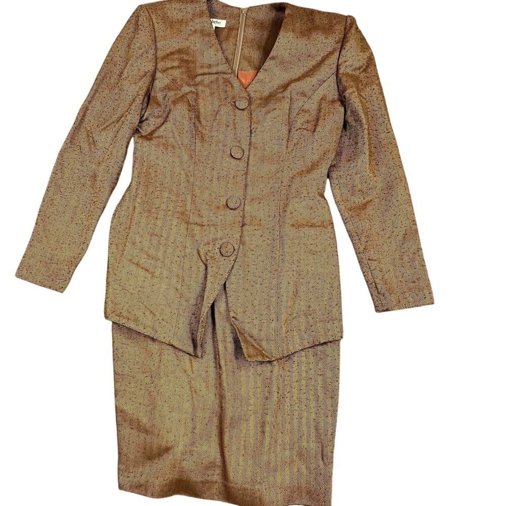 Women's Depeche Mode by Yves Cossette Vintage Skirt Suit Size 4 EUC